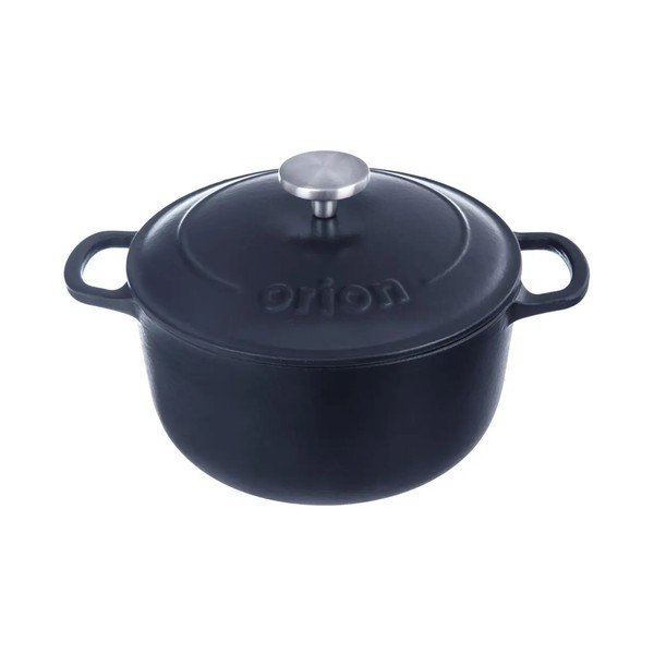 Pentola in ghisa con coperchio incluso adatta all'induzione 5,2 l LITINA SMALT - Orion