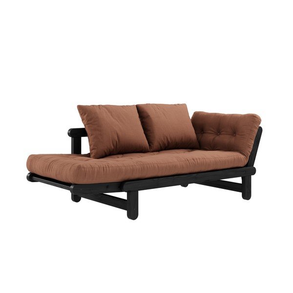 Divano variabile nero/marrone argilla Beat - Karup Design-image-4