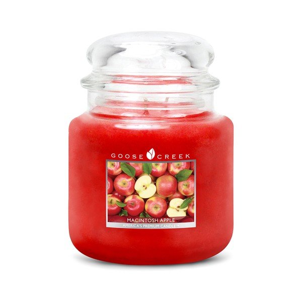 Candela profumata in scatola di vetro Red Apple, 75 ore di combustione - Goose Creek