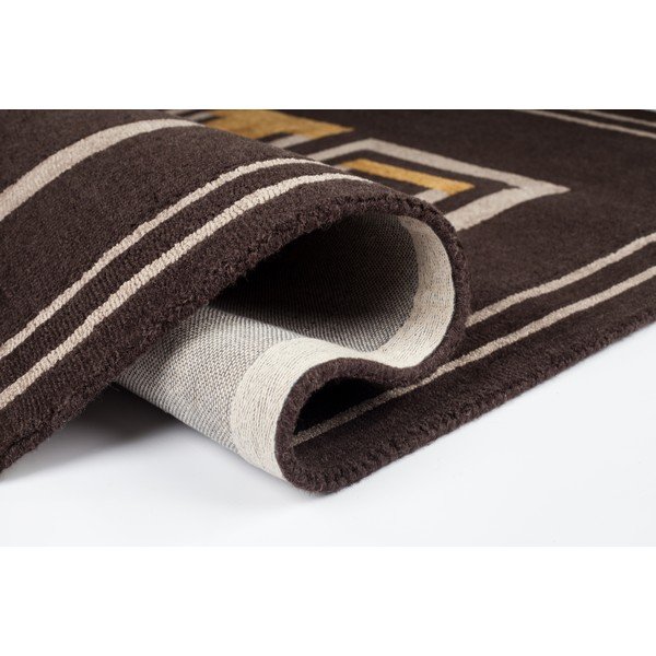 Tappeto marrone tessuto a mano Moderne Lifestyle, 200 x 290 cm - Flair Rugs-image-4