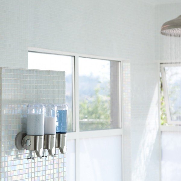 Dispenser di sapone a parete in acciaio inox in argento 1,32 l - simplehuman-image-3