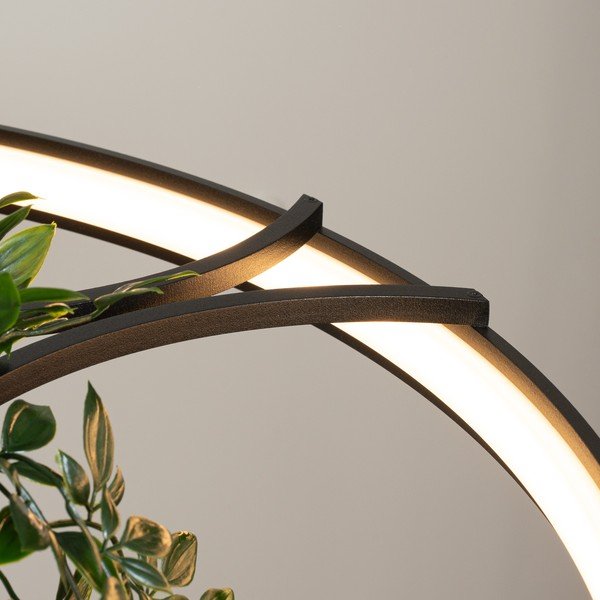 Lampadario LED nero in alluminio ø 78 cm RIO – Thoro-image-3