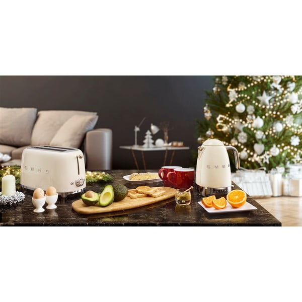 Bollitore color crema in acciaio inox 1,7 l 50's Retro Style – SMEG-image-4