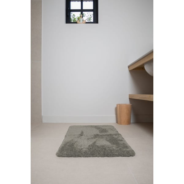 Tappeto da bagno antiscivolo marrone Jule, 60 x 60 cm - Tiseco Home Studio-image-1