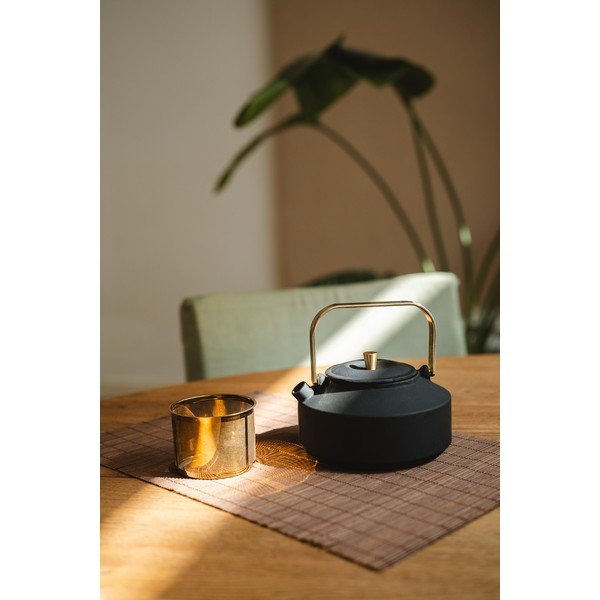 Teiera nera in ghisa con filtro 1 l Shangdong – Bredemeijer-image-1