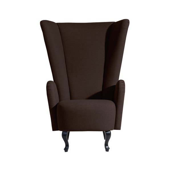Poltrona marrone scuro Aurora Rec - Max Winzer-image-1