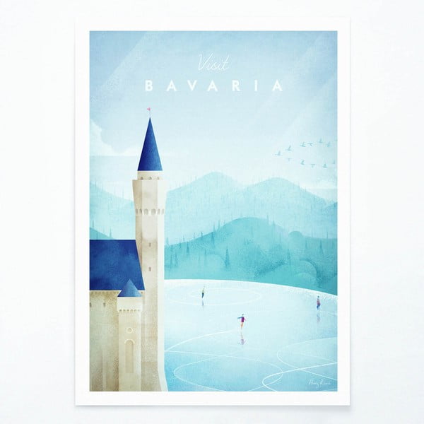 Poster , A3 Bavaria - Travelposter