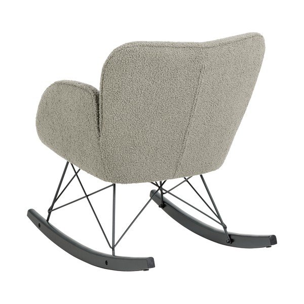 Sedia a dondolo grigia Kelsey - Actona-image-3
