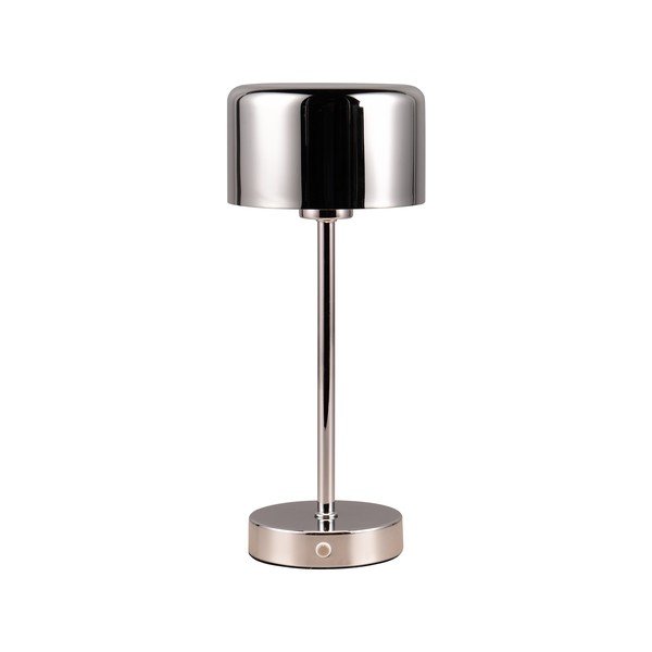 Lampada da tavolo dimmerabile a LED in argento lucido (altezza 30 cm) Jeff - Reality-image-2