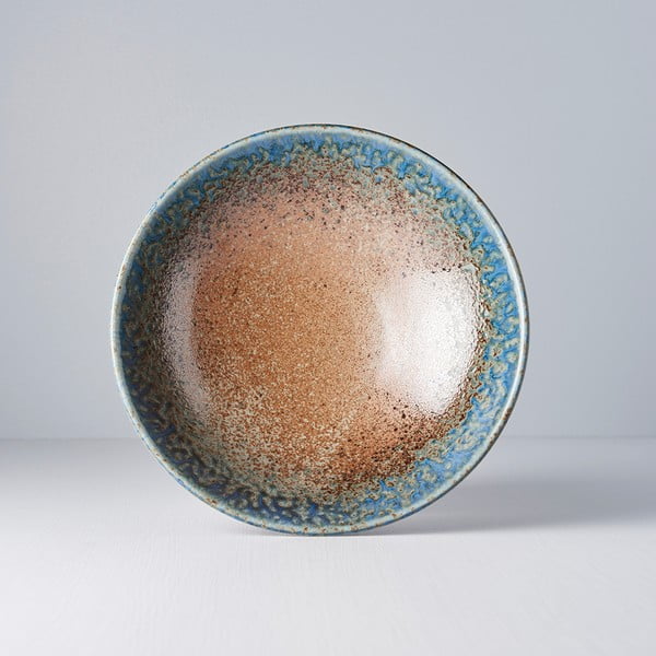 Ciotola da ramen in ceramica beige-blu Earth & Sky, ø 25 cm Earth & Sky - MIJ-image-2