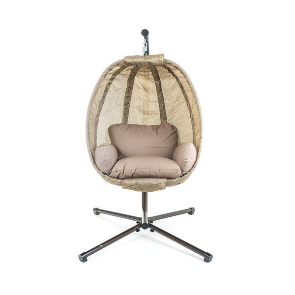 Sedia da giardino sospesa beige Aspen - Happy Green