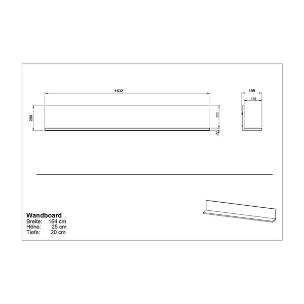 Scaffale grigio e beige in noce California - Germania-image-3