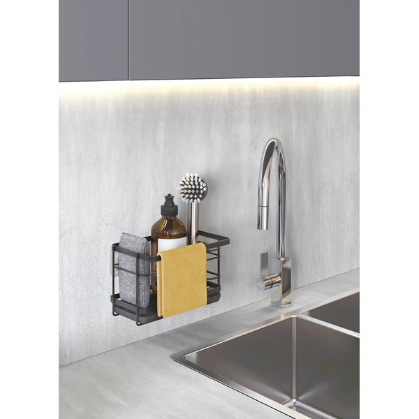 Rastrelliera metallica autoportante per detersivi Tokyo Lava - Metaltex-image-4