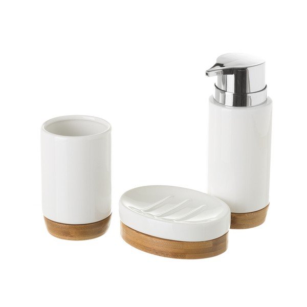 Set di accessori da bagno bianchi Simply - Casa Selección