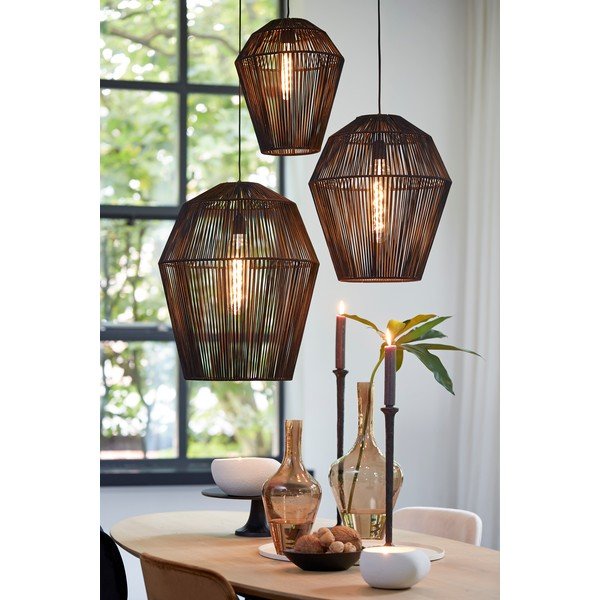 Lampada da soffitto nera ø 30 cm Deya - Light & Living-image-1