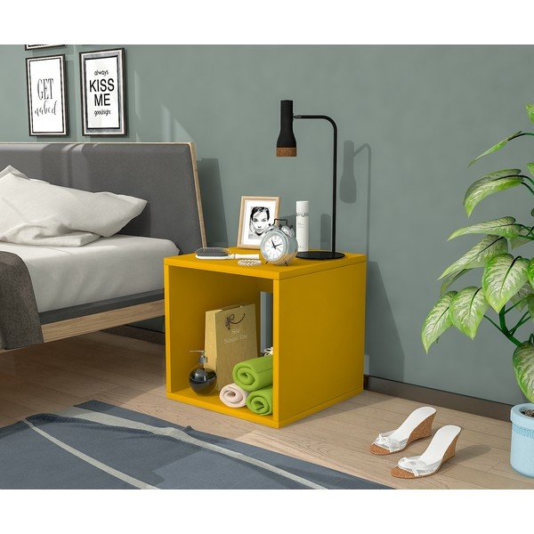 Comodino giallo Biga - Gauge Concept-image-1