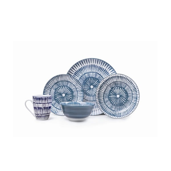 Set di piatti in porcellana da 30 pezzi Lagoona - Bonami Essentials