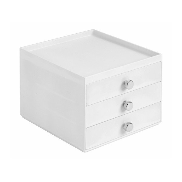 Bílý organizér se 3 zásuvkami InterDesign Desk-image-3