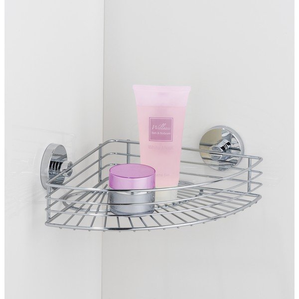 Set di accessori da bagno autoportanti argentato lucido  Bari - Wenko-image-1