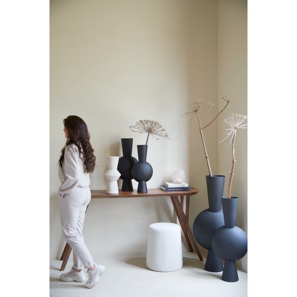 Tavolo consolle colore naturale scuro in acacia massiccia 44x160 cm Quenza – Light & Living-image-4
