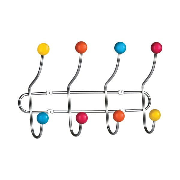 Appendiabiti da parete in metallo color argento Plastic - Premier Housewares