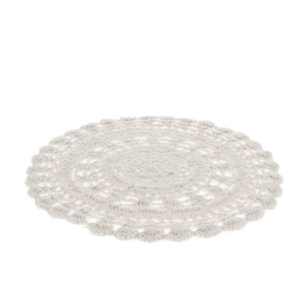 Tovaglietta in misto cotone ø 35 cm Crochet – Rex London-image-2