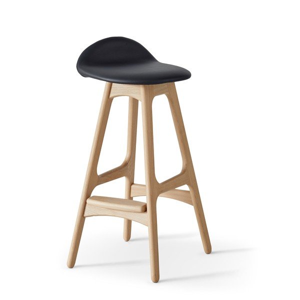 sgabello girevole in pelle 79 cm Buck - Hammel Furniture