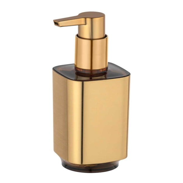 Set di accessori da bagno dorato in plastica Auron - Wenko-image-3