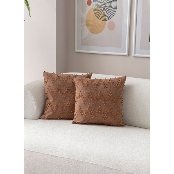Federe decorative in set 2 pz 43x43 cm Tuffet – Mioli Decor-image-1