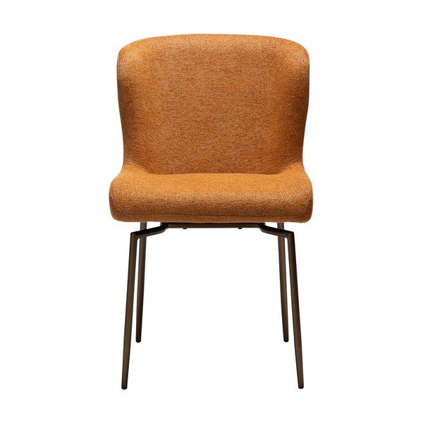 Sedia da pranzo marrone in imbottito Glam – DAN-FORM Denmark-image-2