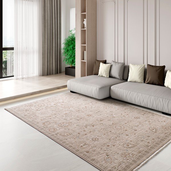 Tappeto beige 160x230 cm Ona – Universal-image-1