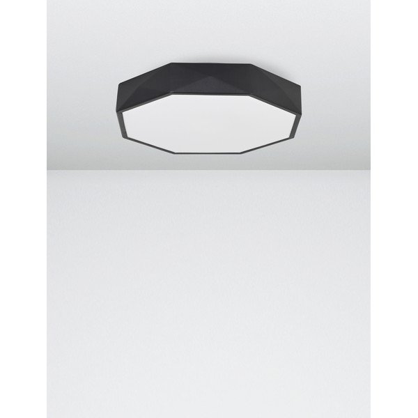 Plafoniera LED nera opaca in alluminio Eben – Nova Luce-image-2