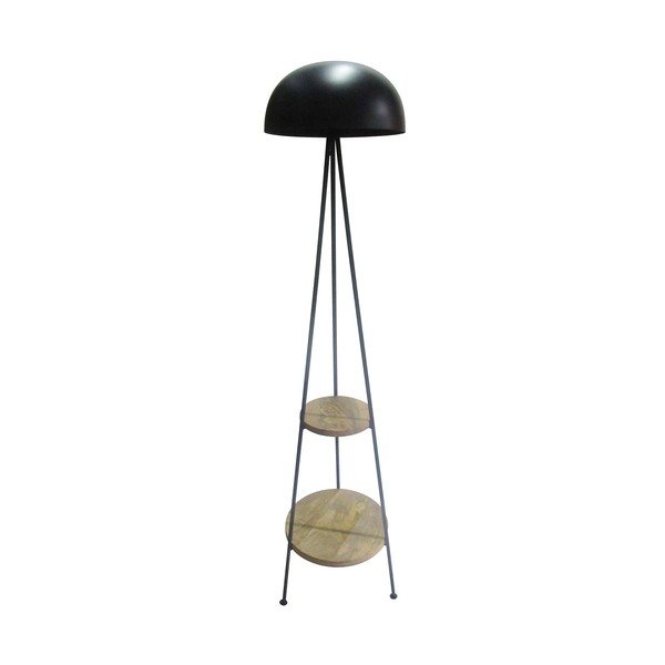 Lampada da terra nera (altezza 150 cm) Ardecor - Sema-image-2