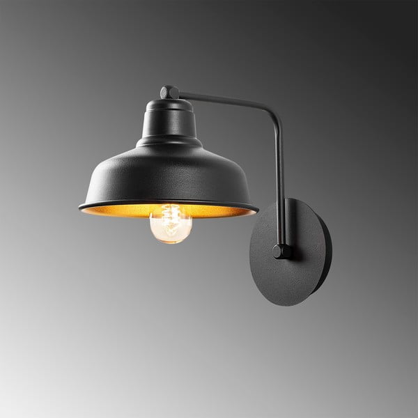 Lampada da parete nera Berceste – Opviq lights-image-3