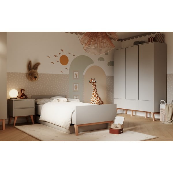 Armadio grigio per bambini 149x52,5 cm Swing - Pinio-image-1