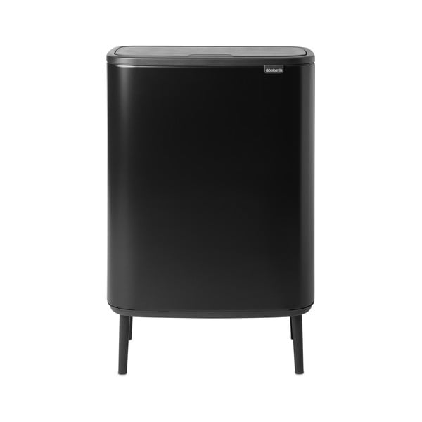 Bidone in acciaio nero opaco touch 60 l Bo Touch Bin Hi - Brabantia-image-4