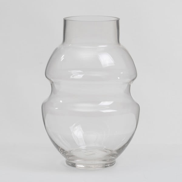 Vaso in vetro (altezza totale 25 cm) Clara – Casa Selección-image-1