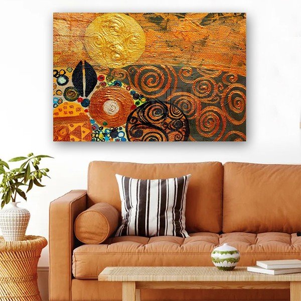 Pittura su vetro 100x70 cm - Wallity-image-1