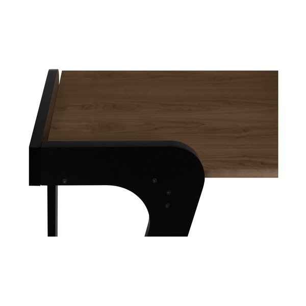 Tavolo da lavoro con piano in legno di noce 105x57,6 cm Maya - TemaHome-image-4