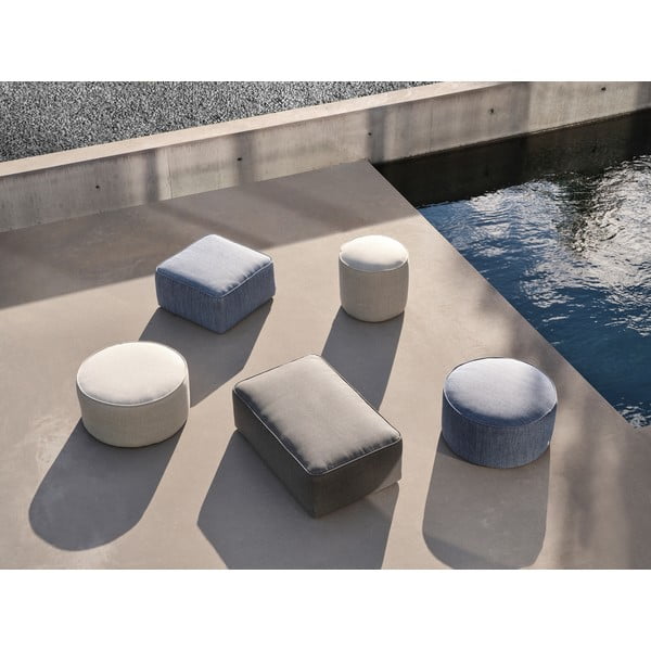 Sgabello da giardino grigio scuro - Diphano-image-1