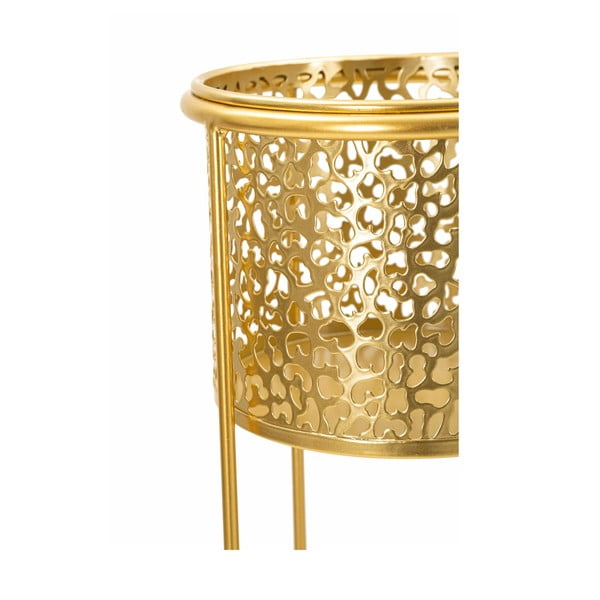 Set di 2 piedistalli per piante in metallo ø 17 cm altezza 46 cm Nat - Mauro Ferretti-image-3