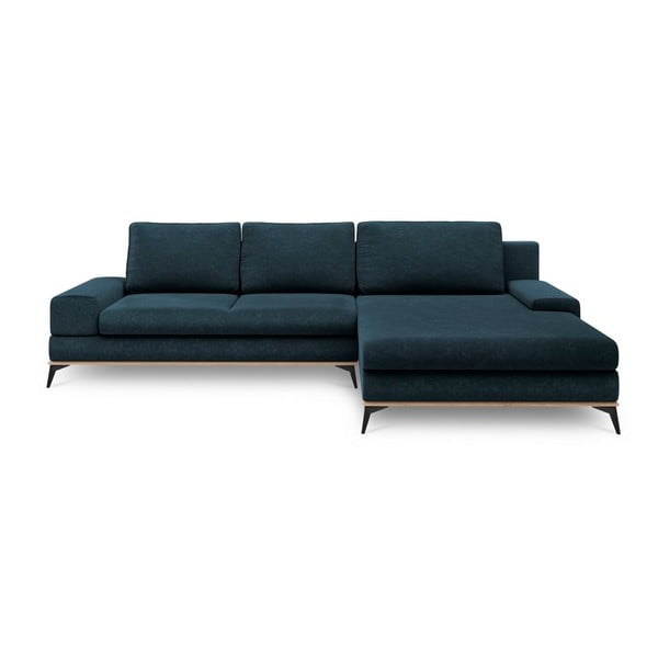 Divano letto angolare blu petrolio, angolo destro Planet - Windsor & Co Sofas