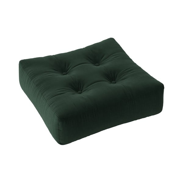 Pouf da divano in velluto a coste di alghe marine More - Karup Design