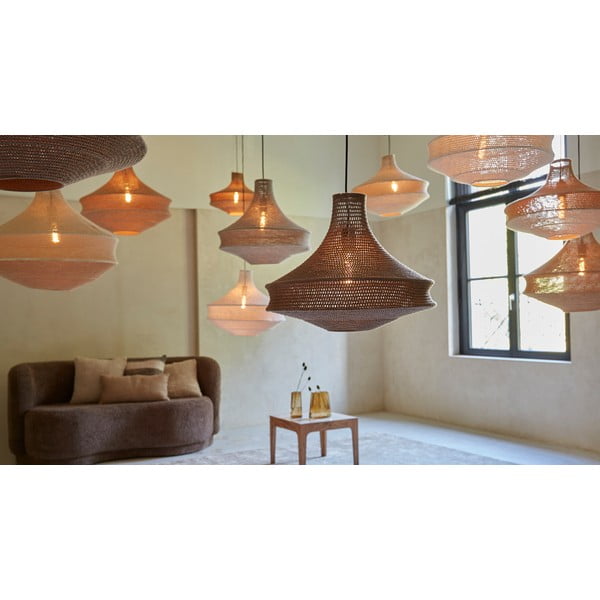 Paralume marrone chiaro ø 50 cm Viggo - Light & Living-image-1