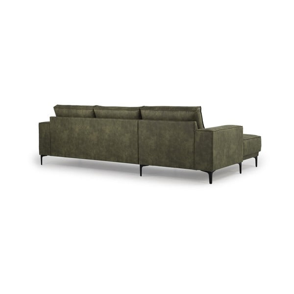 Divano angolare verde in similpelle (angolo sinistro) Copenhagen - Scandic-image-3