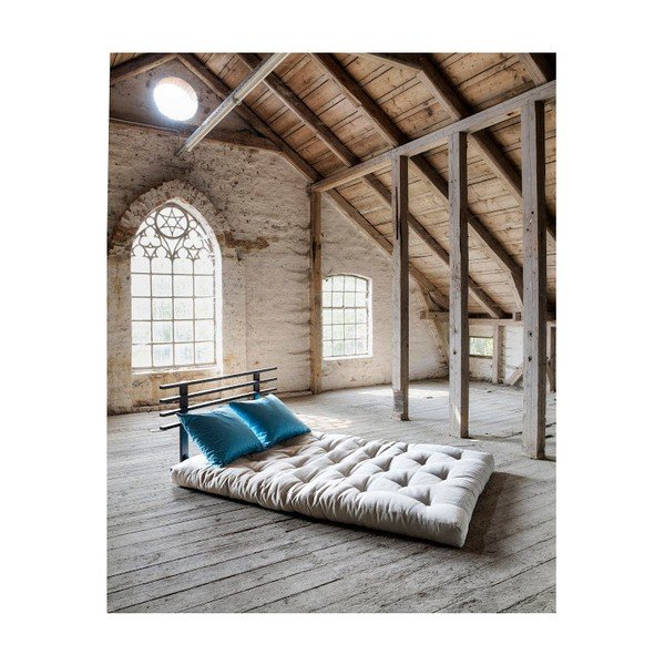 Rozkládací pohovka Karup Shin Sano Black Flax/Horizon Blue-image-3