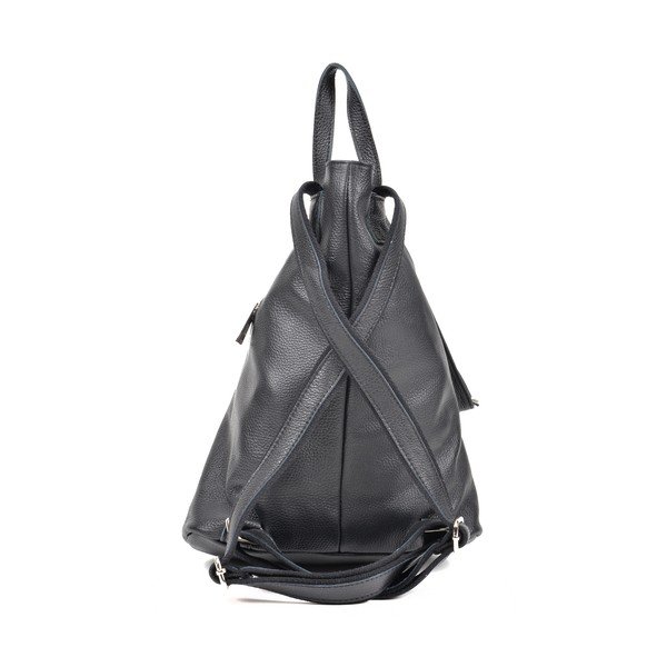 Zaino in pelle nera Beau - Isabella Rhea-image-1