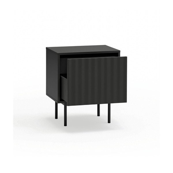 Comodino nero opaco Sierra – Teulat-image-3