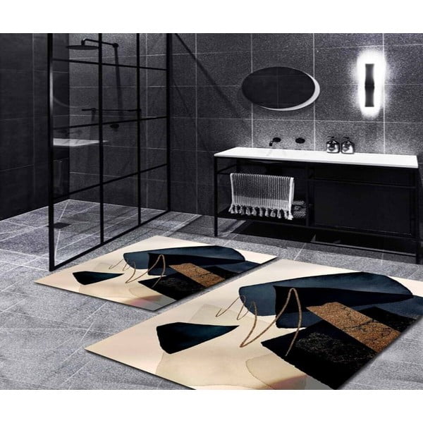 Set di 2 tappetini da bagno Mila Home Art Modern - Minimalist Home World-image-1