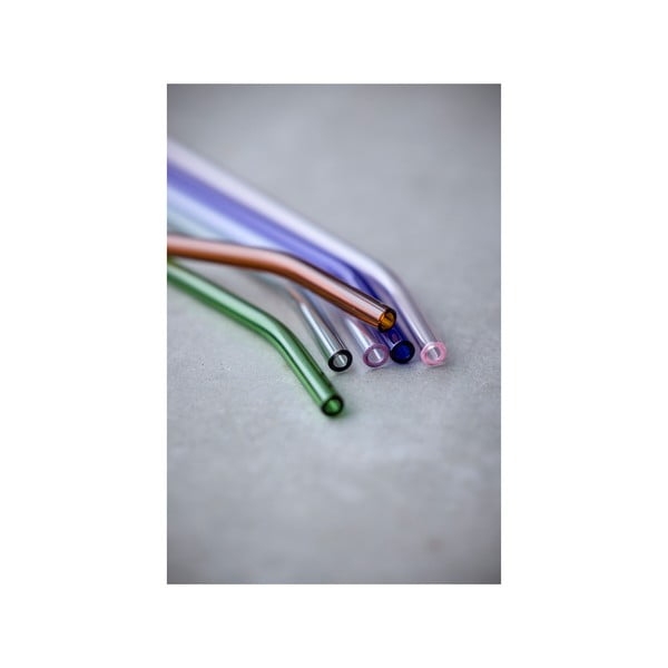 Cannucce in set in vetro con scopino per pulizia 4 pz – Lyngby Glas-image-2